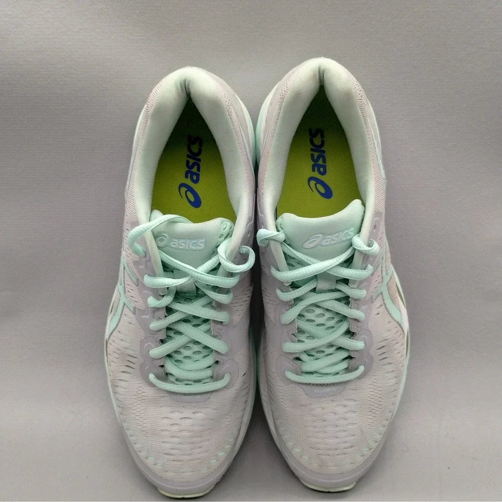 ASICS Gel-Kayano 23 Silver Mint Green Running Shoes Women 9 Athleisure Sports